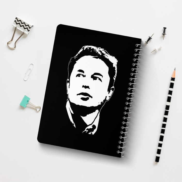 دفتر لیست خرید 50 برگ خندالو طرح ایلان ماسک Elon Musk کد 10924