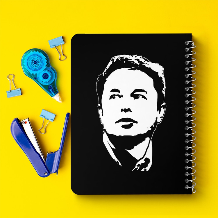 دفتر لیست خرید 50 برگ خندالو طرح ایلان ماسک Elon Musk کد 10924