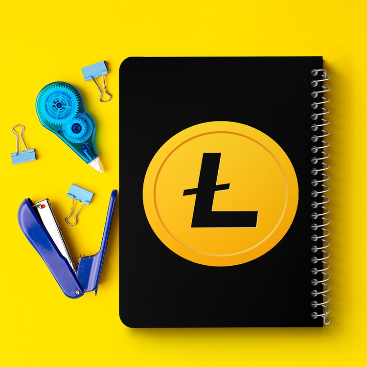 دفتر لیست خرید 50 برگ خندالو طرح ارز دیجیتال لایت کوین کد 10905