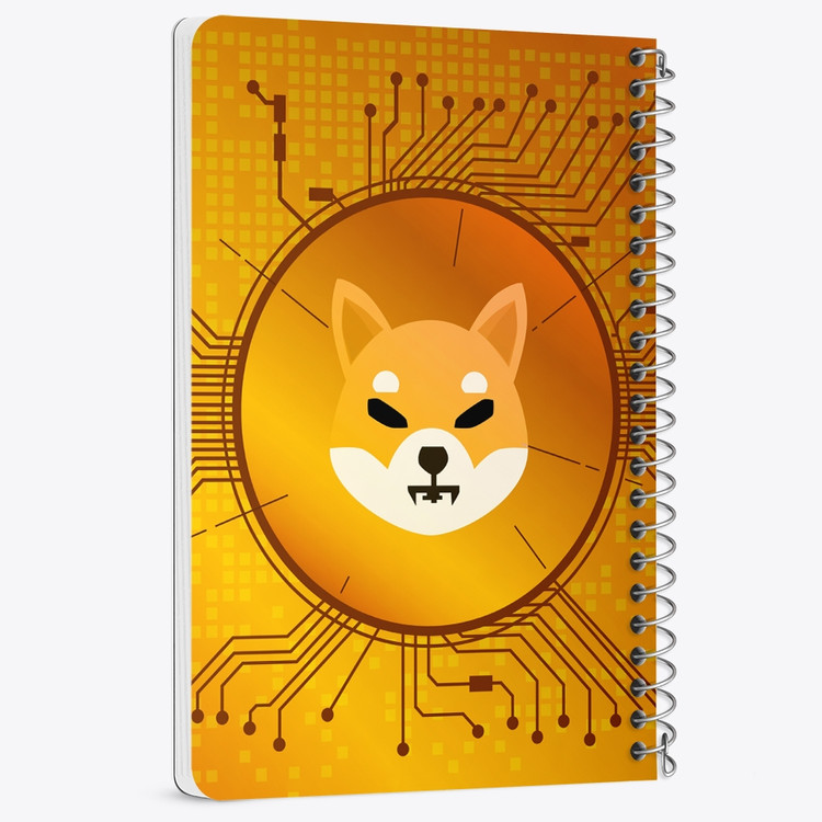 دفتر لیست خرید 50 برگ خندالو طرح ارز دیجیتال شیبا اینو Shiba Inu کد 10879