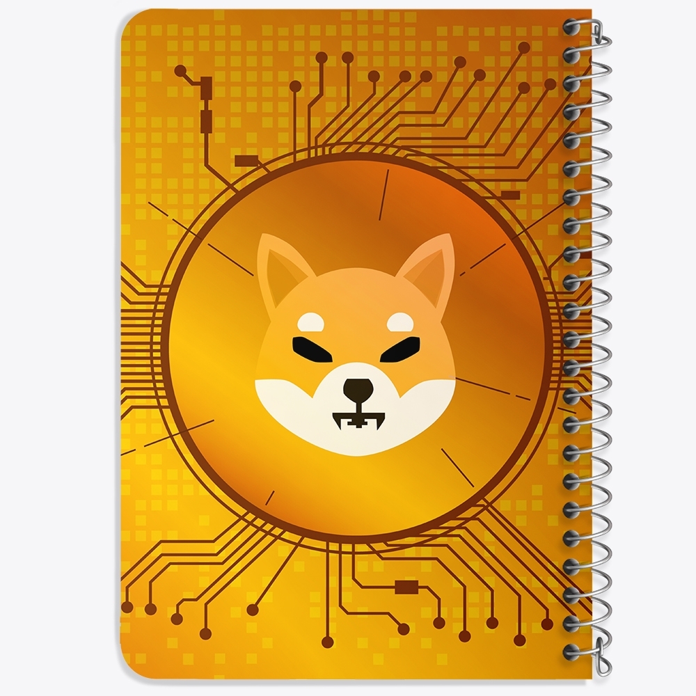 دفتر لیست خرید 50 برگ خندالو طرح ارز دیجیتال شیبا اینو Shiba Inu کد 10879