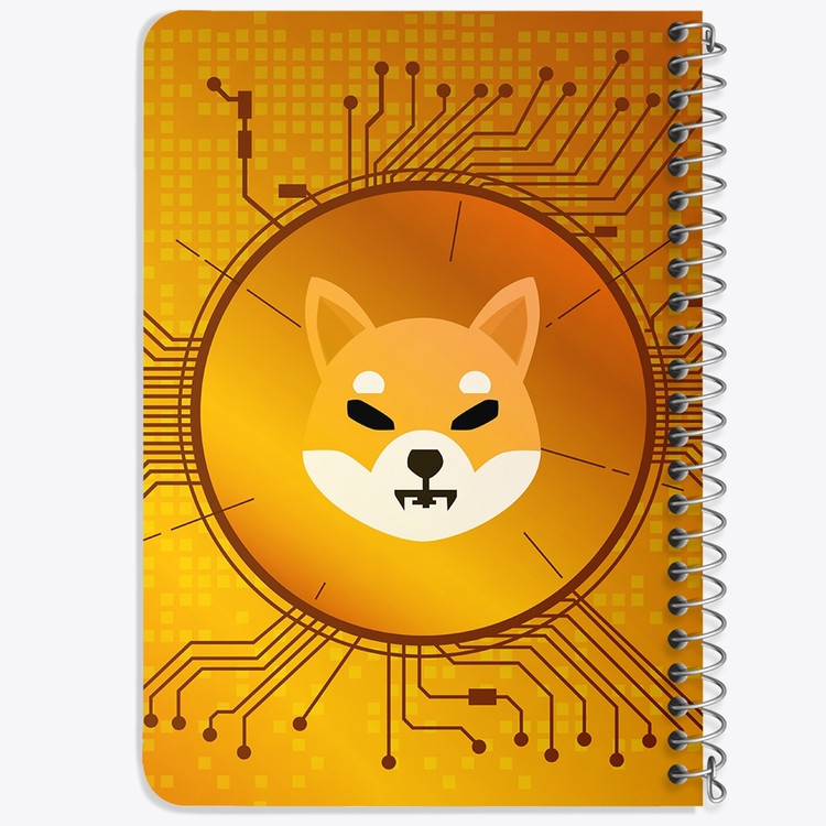 دفتر لیست خرید 50 برگ خندالو طرح ارز دیجیتال شیبا اینو Shiba Inu کد 10879