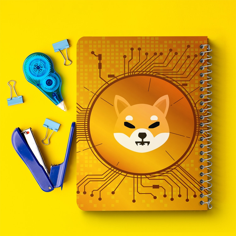 دفتر لیست خرید 50 برگ خندالو طرح ارز دیجیتال شیبا اینو Shiba Inu کد 10879