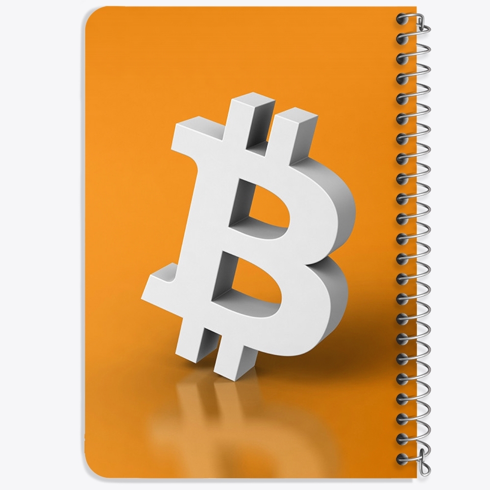 دفتر لیست خرید 50 برگ خندالو طرح ارز دیجیتال بیت کوین کد 10874