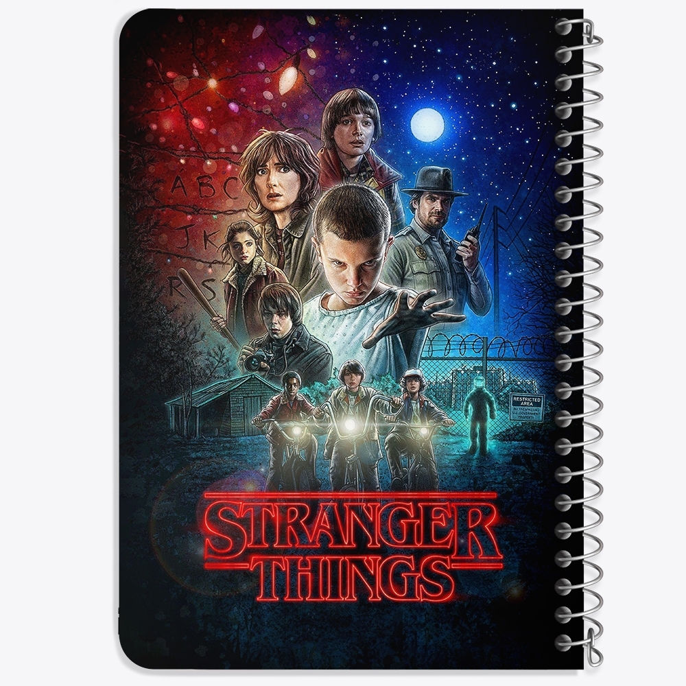 دفتر لیست خرید 50 برگ خندالو طرح استرینجر تینگز Stranger Things کد 10845