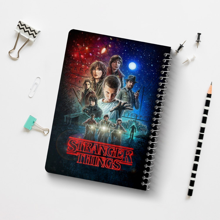 دفتر لیست خرید 50 برگ خندالو طرح استرینجر تینگز Stranger Things کد 10845
