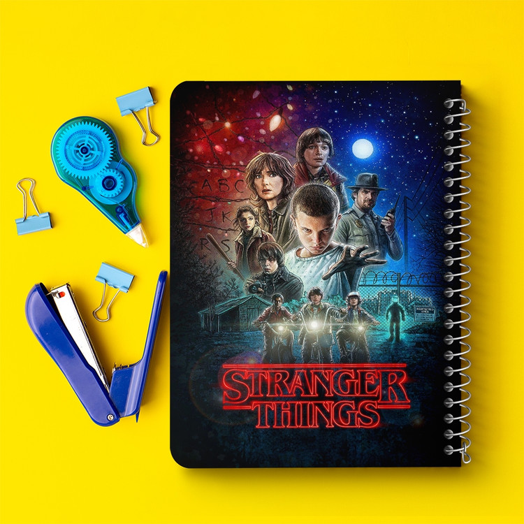 دفتر لیست خرید 50 برگ خندالو طرح استرینجر تینگز Stranger Things کد 10845