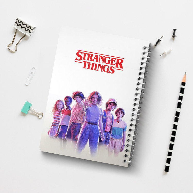 دفتر لیست خرید 50 برگ خندالو طرح استرینجر تینگز Stranger Things کد 10841