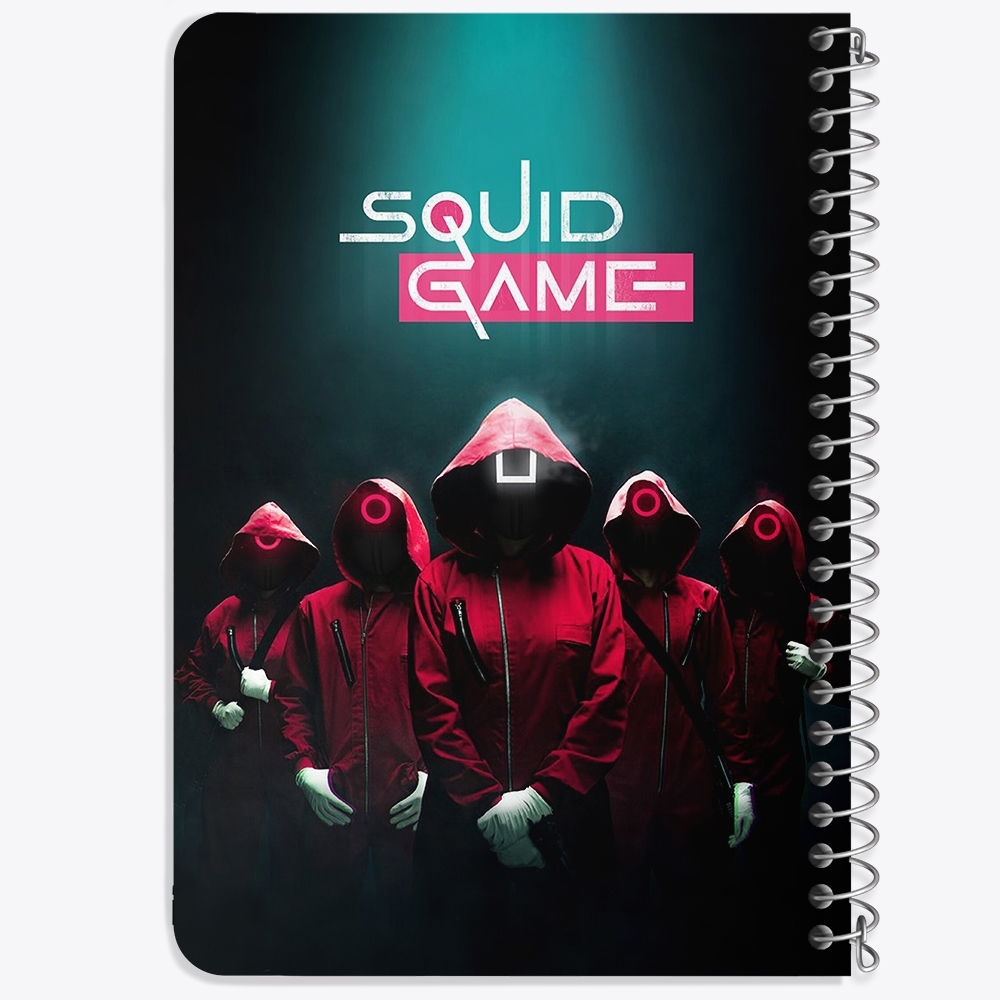 دفتر لیست خرید 50 برگ خندالو طرح بازی مرکب Squid Game کد 10828