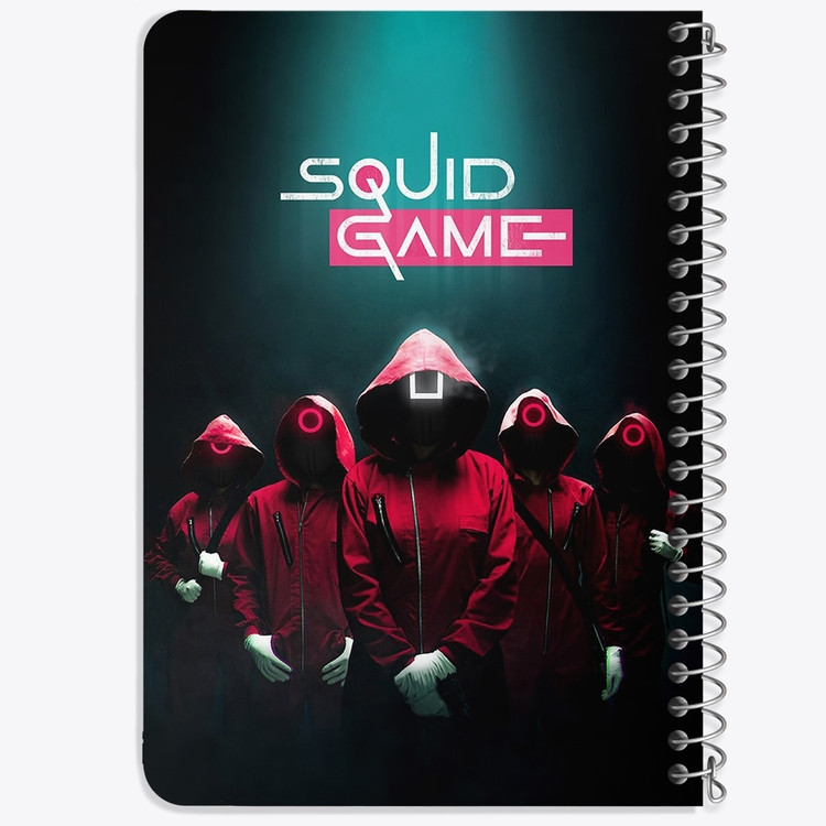 دفتر لیست خرید 50 برگ خندالو طرح بازی مرکب Squid Game کد 10828
