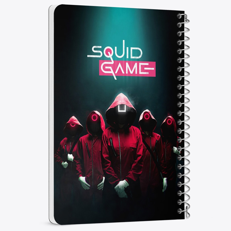دفتر لیست خرید 50 برگ خندالو طرح بازی مرکب Squid Game کد 10828