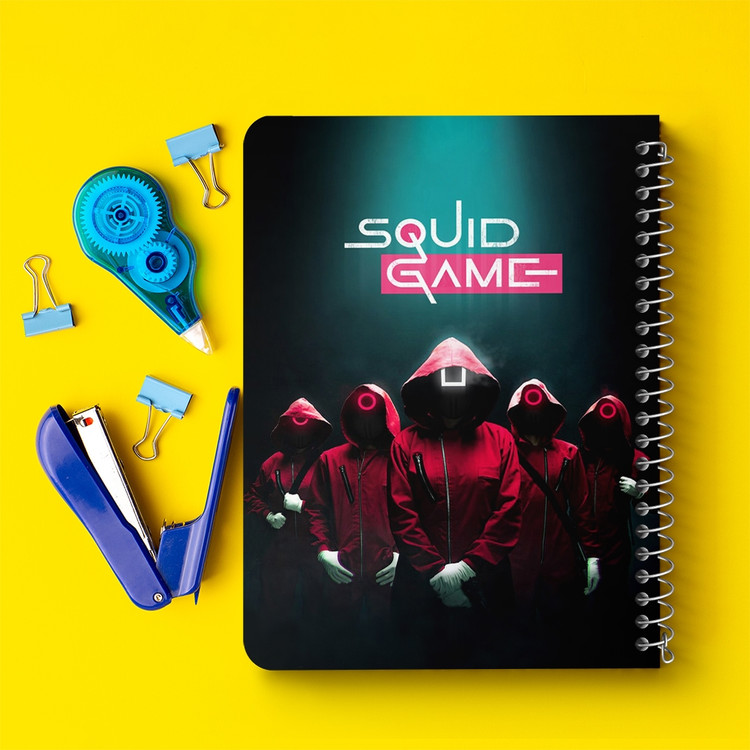 دفتر لیست خرید 50 برگ خندالو طرح بازی مرکب Squid Game کد 10828