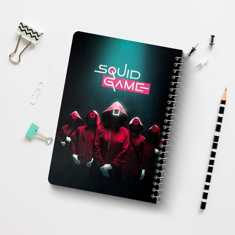 دفتر لیست خرید 50 برگ خندالو طرح بازی مرکب Squid Game کد 10828