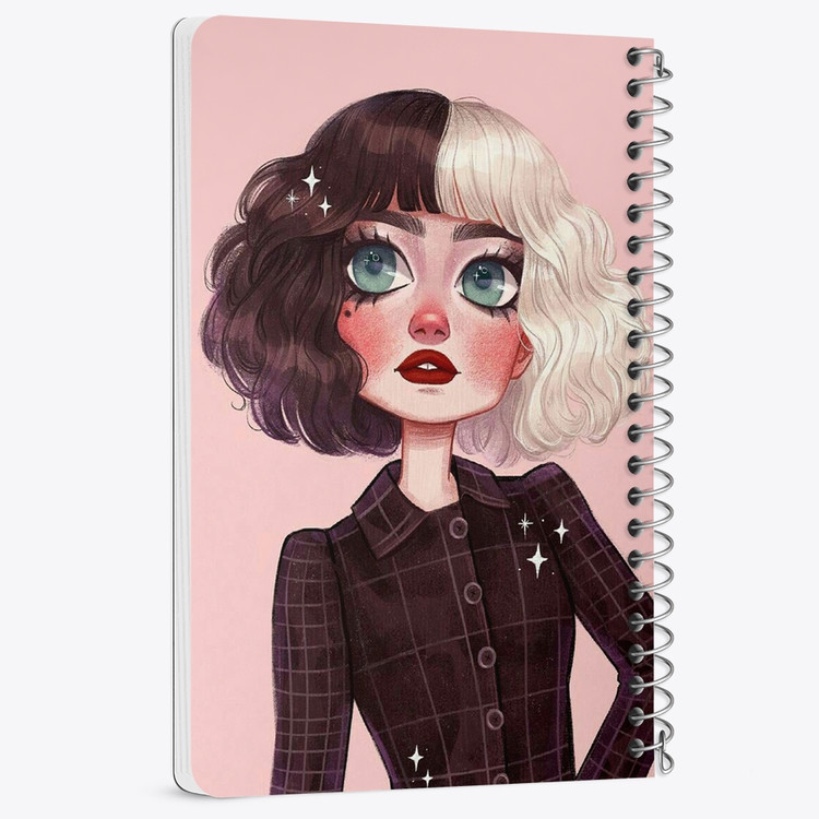 دفتر لیست خرید 50 برگ خندالو طرح کروئلا Cruella کد 10754