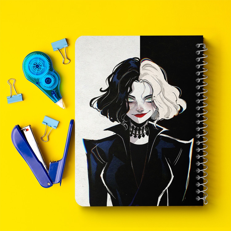 دفتر لیست خرید 50 برگ خندالو طرح کروئلا Cruella کد 10745