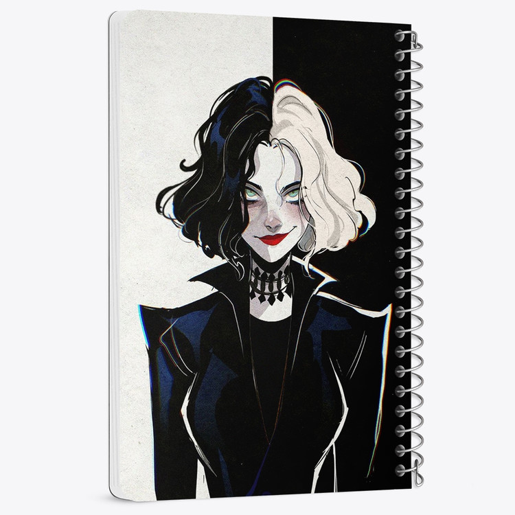 دفتر لیست خرید 50 برگ خندالو طرح کروئلا Cruella کد 10745