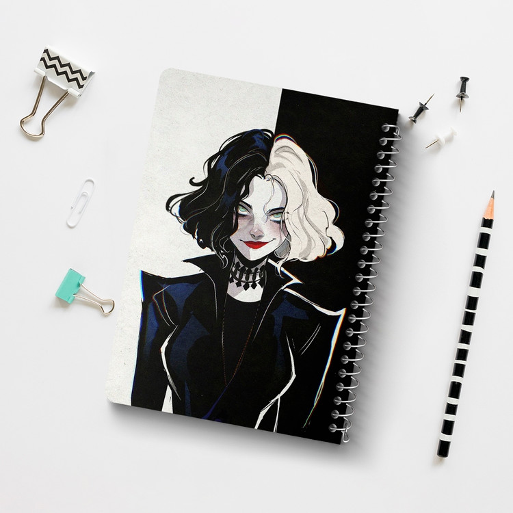 دفتر لیست خرید 50 برگ خندالو طرح کروئلا Cruella کد 10745