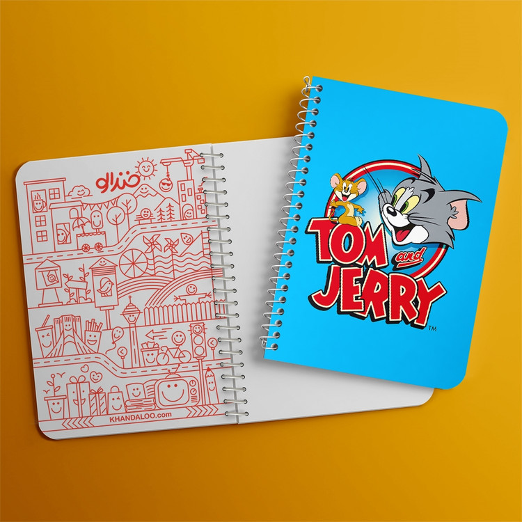 دفتر لیست خرید 50 برگ خندالو طرح تام و جری Tom And Jerry کد 10731