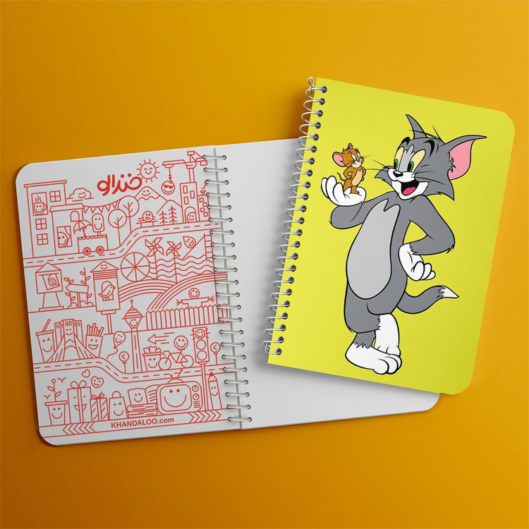 دفتر لیست خرید 50 برگ خندالو طرح تام و جری Tom And Jerry کد 10730