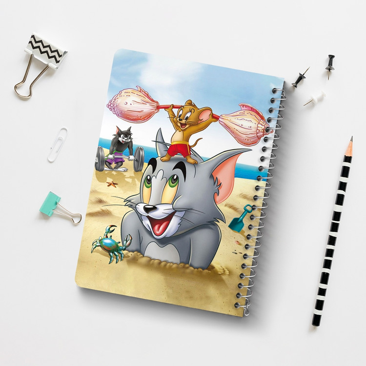 دفتر لیست خرید 50 برگ خندالو طرح تام و جری Tom And Jerry کد 10724