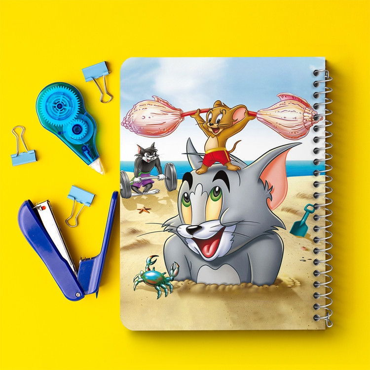 دفتر لیست خرید 50 برگ خندالو طرح تام و جری Tom And Jerry کد 10724