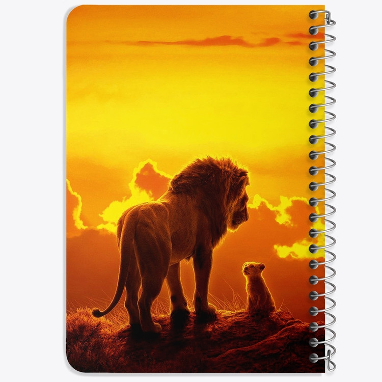 دفتر لیست خرید 50 برگ خندالو طرح شیرشاه Lion King کد 10706