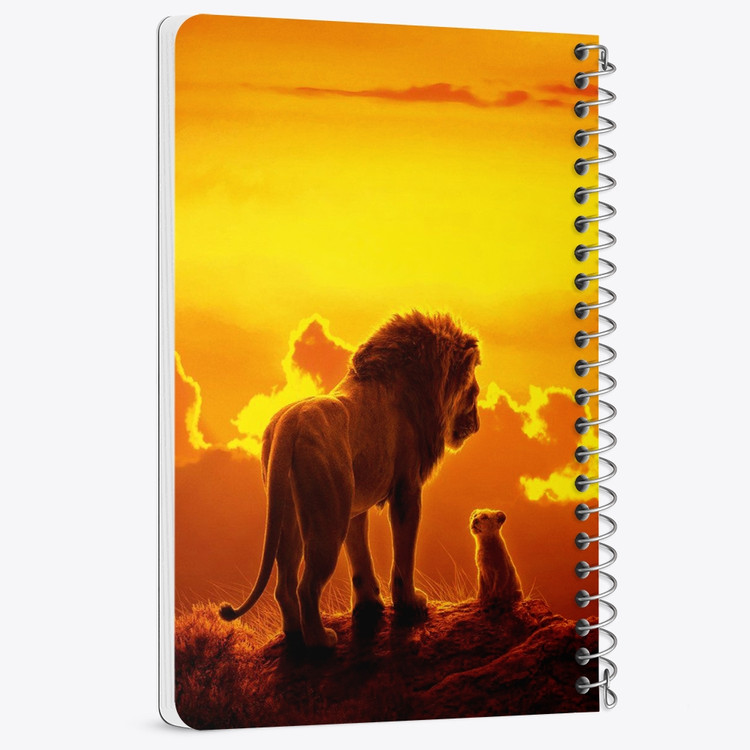 دفتر لیست خرید 50 برگ خندالو طرح شیرشاه Lion King کد 10706