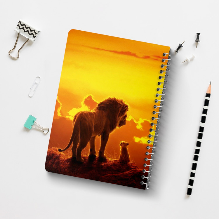 دفتر لیست خرید 50 برگ خندالو طرح شیرشاه Lion King کد 10706