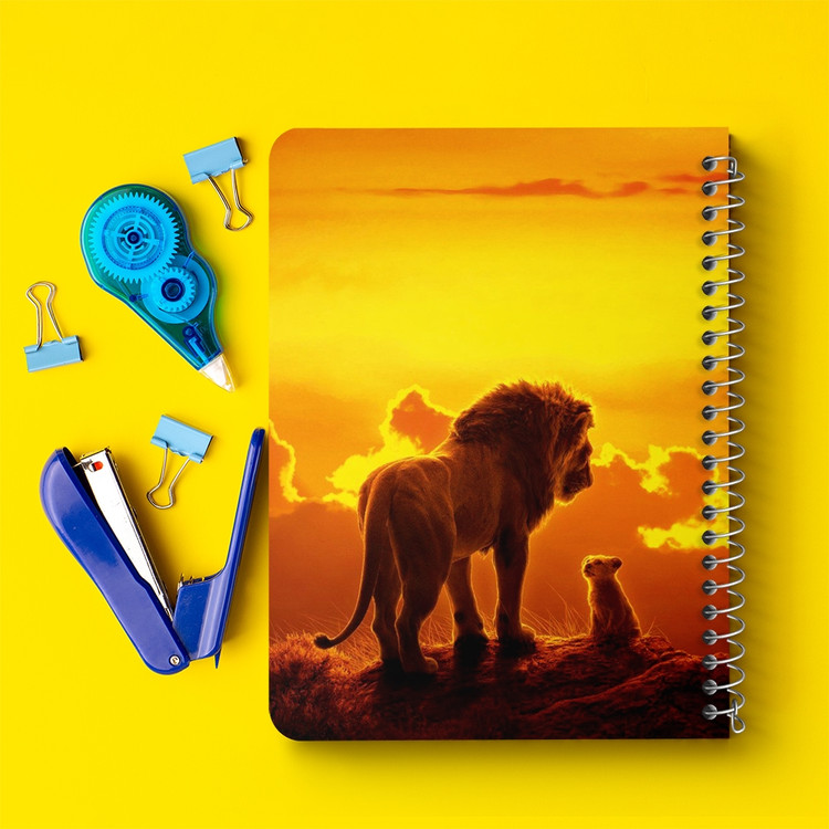 دفتر لیست خرید 50 برگ خندالو طرح شیرشاه Lion King کد 10706