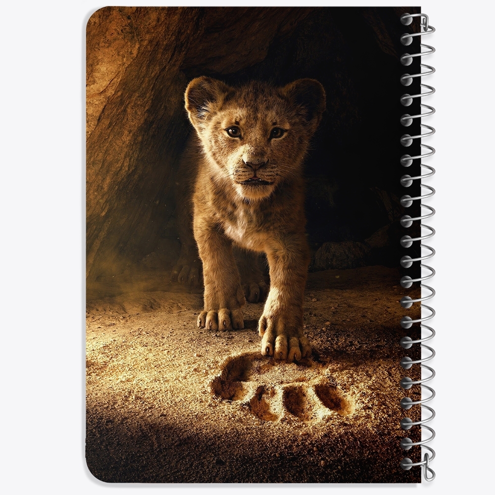 دفتر لیست خرید 50 برگ خندالو طرح شیرشاه Lion King کد 10697
