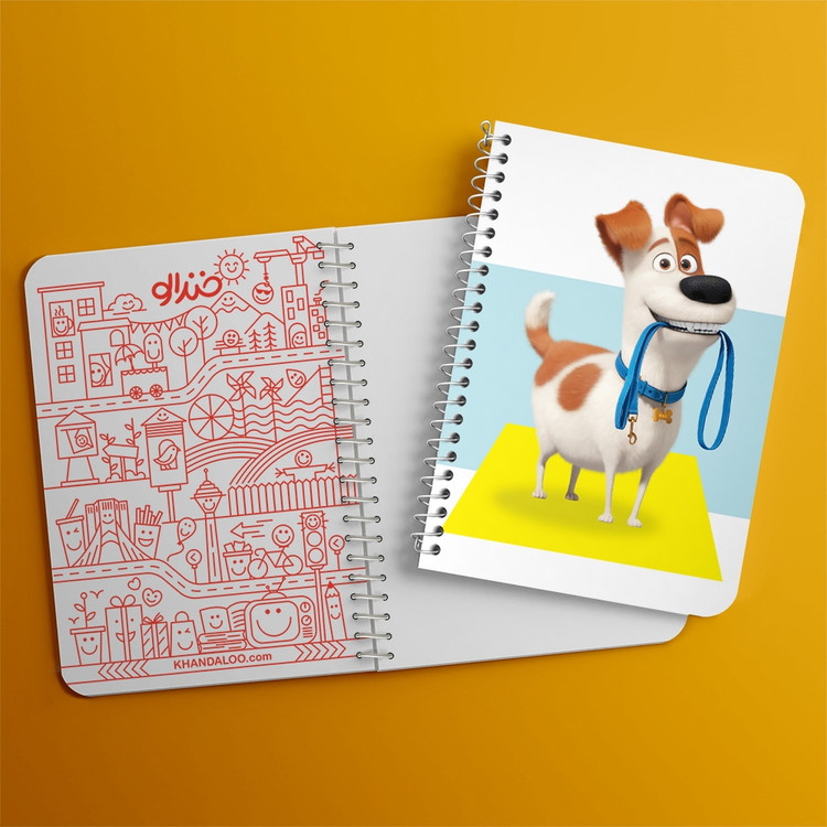 دفتر لیست خرید 50 برگ خندالو طرح زندگی پنهان حیوانات خانگی The Secret Life of Pets کد 10679
