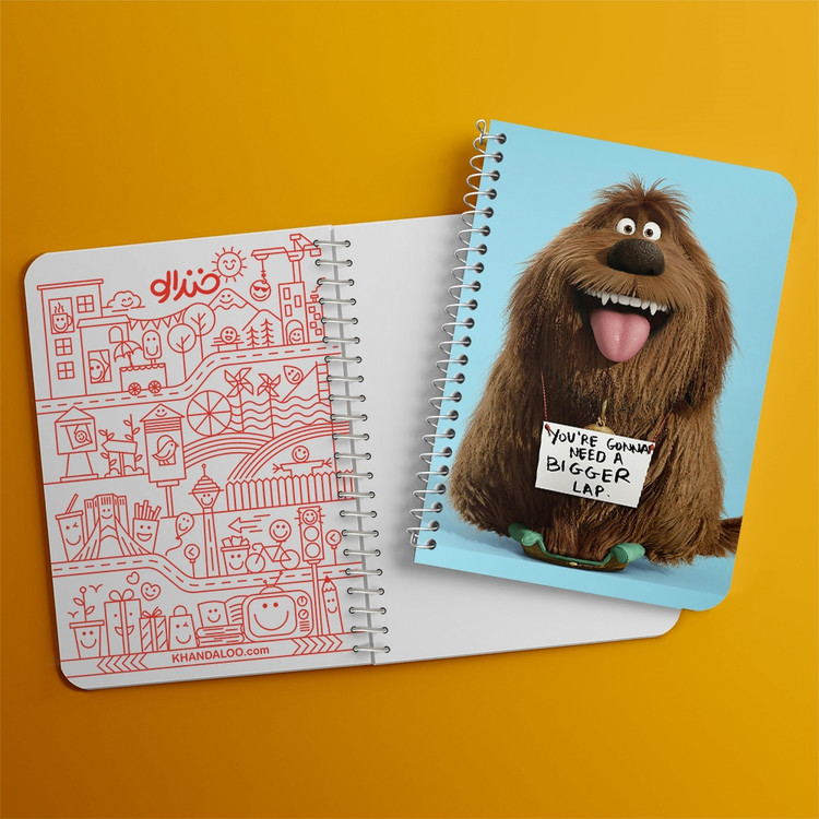 دفتر لیست خرید 50 برگ خندالو طرح زندگی پنهان حیوانات خانگی The Secret Life of Pets کد 10678