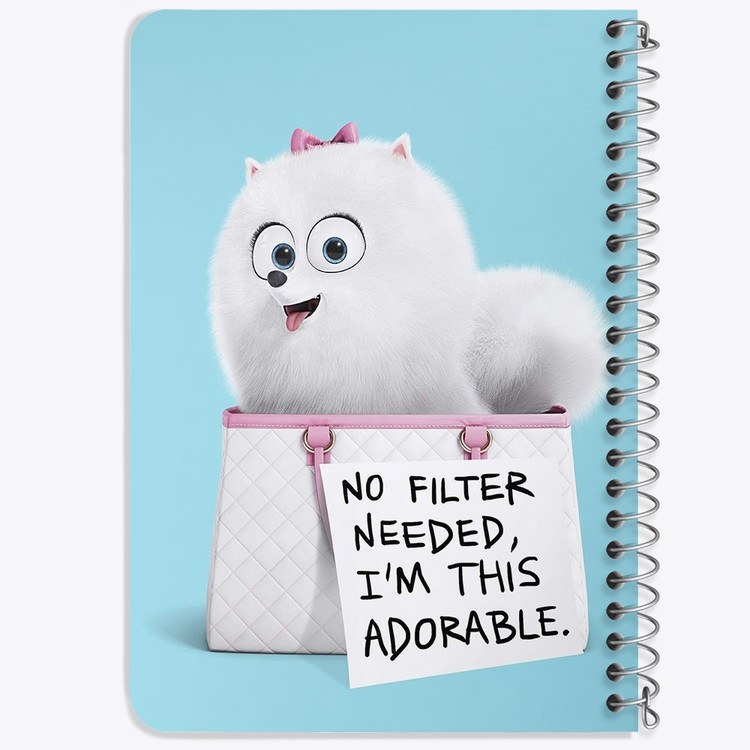دفتر لیست خرید 50 برگ خندالو طرح زندگی پنهان حیوانات خانگی The Secret Life of Pets کد 10673