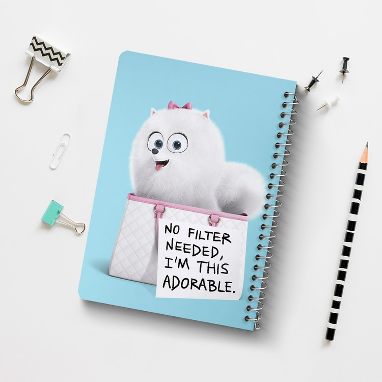 دفتر لیست خرید 50 برگ خندالو طرح زندگی پنهان حیوانات خانگی The Secret Life of Pets کد 10673