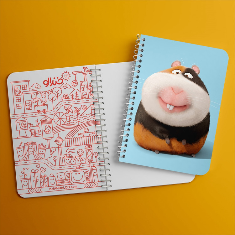 دفتر لیست خرید 50 برگ خندالو طرح زندگی پنهان حیوانات خانگی The Secret Life of Pets کد 10665