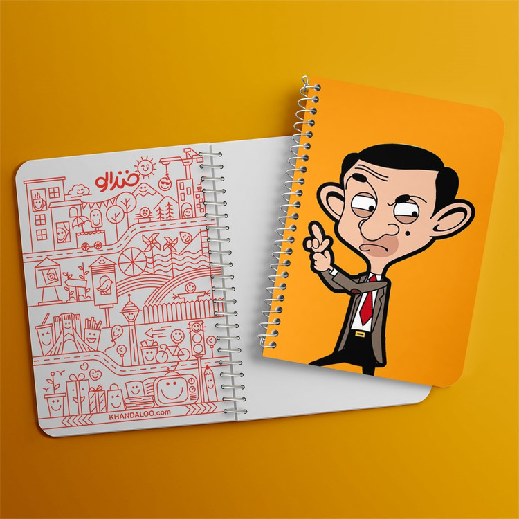 دفتر لیست خرید 50 برگ خندالو طرح مستر بین Mr Bean کد 10658
