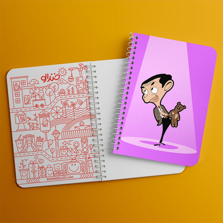 دفتر لیست خرید 50 برگ خندالو طرح مستر بین Mr Bean کد 10653
