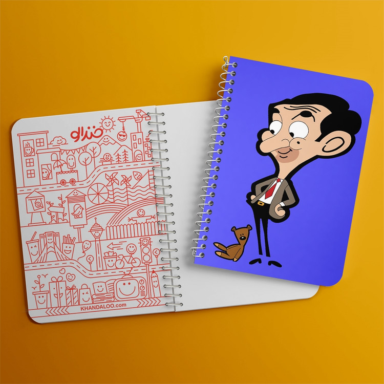 دفتر لیست خرید 50 برگ خندالو طرح مستر بین Mr Bean کد 10652