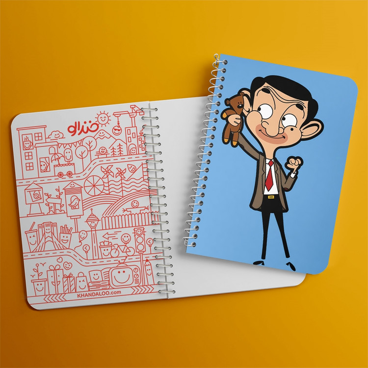 دفتر لیست خرید 50 برگ خندالو طرح مستر بین Mr Bean کد 10649