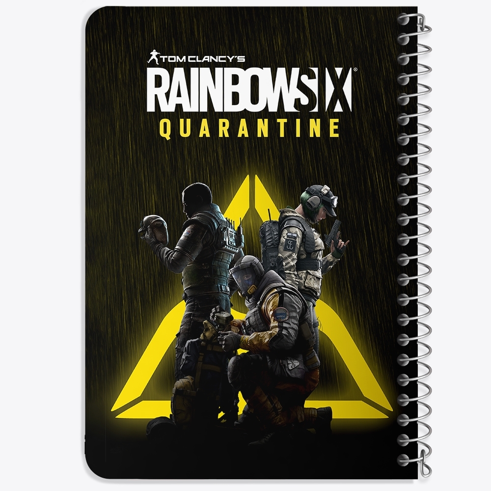 دفتر لیست خرید 50 برگ خندالو طرح رینبو سیکس Rainbow Six کد 10323