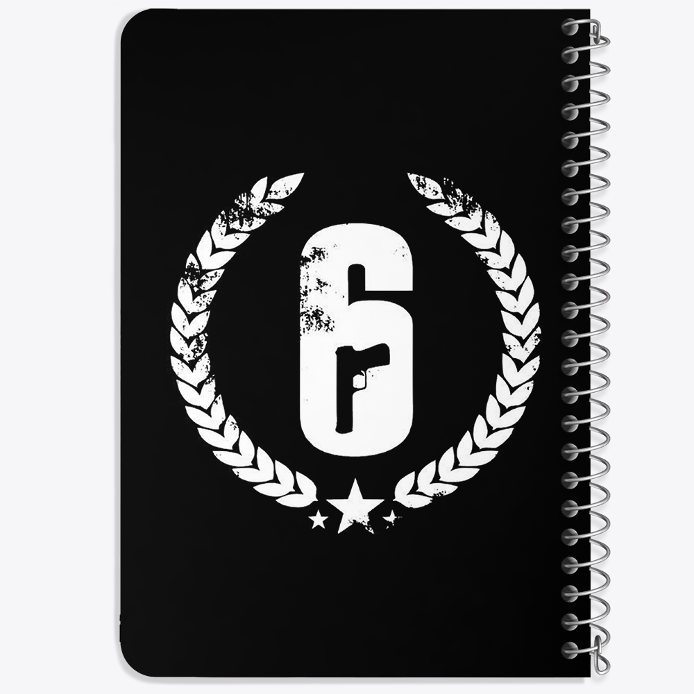 دفتر لیست خرید 50 برگ خندالو طرح رینبو سیکس Rainbow Six کد 10319