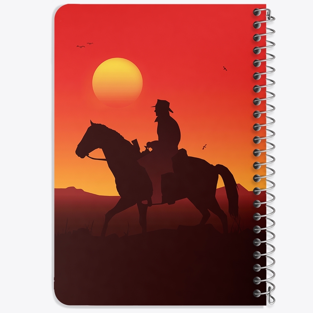 دفتر لیست خرید 50 برگ خندالو طرح رد دد Red Dead کد 10299
