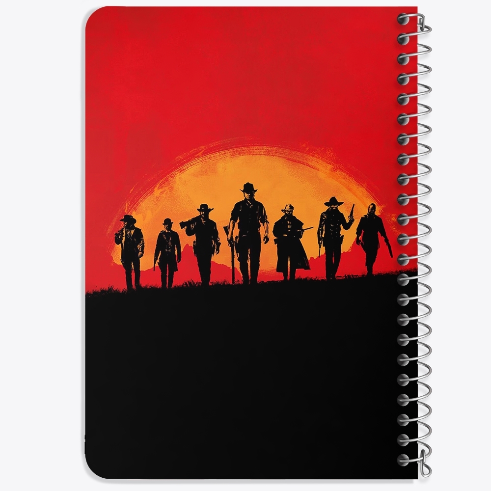 دفتر لیست خرید 50 برگ خندالو طرح رد دد Red Dead کد 10291