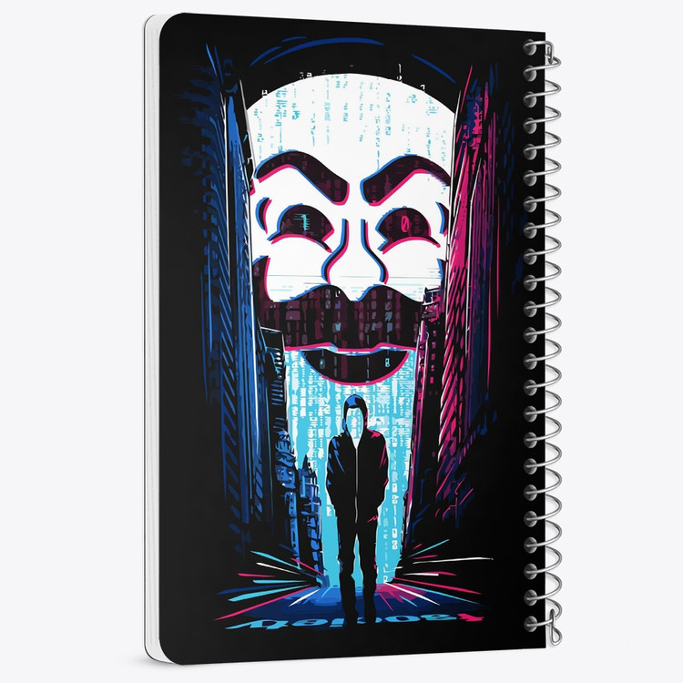 دفتر لیست خرید 50 برگ خندالو طرح سریال آقای ربات Mr.Robot کد 10235