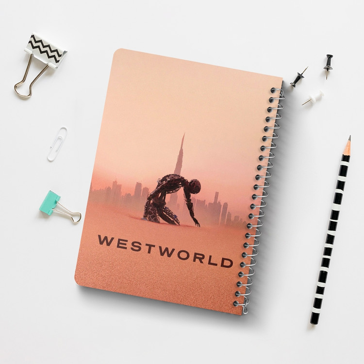 دفتر لیست خرید 50 برگ خندالو طرح سریال وست ورلد West World کد 10197