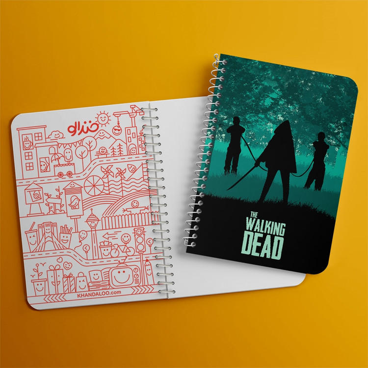 دفتر لیست خرید 50 برگ خندالو طرح سریال مردگان متحرک The Walking Dead کد 10183