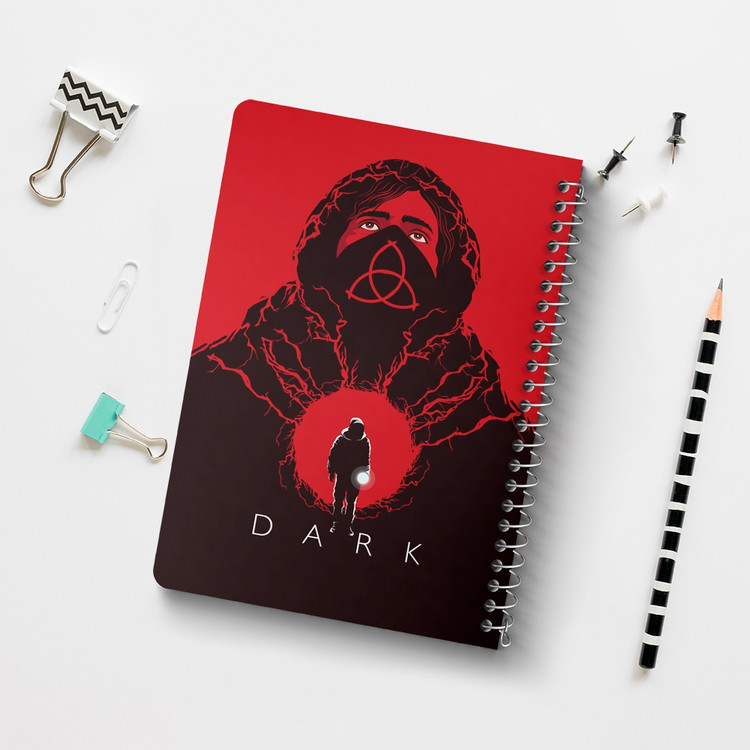 دفتر لیست خرید 50 برگ خندالو طرح سریال دارک Dark کد 10179