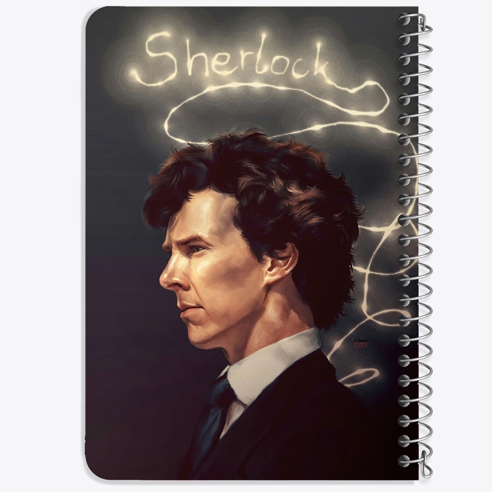 دفتر لیست خرید 50 برگ خندالو طرح شرلوک هولمز Sherlock Holmes کد 10163