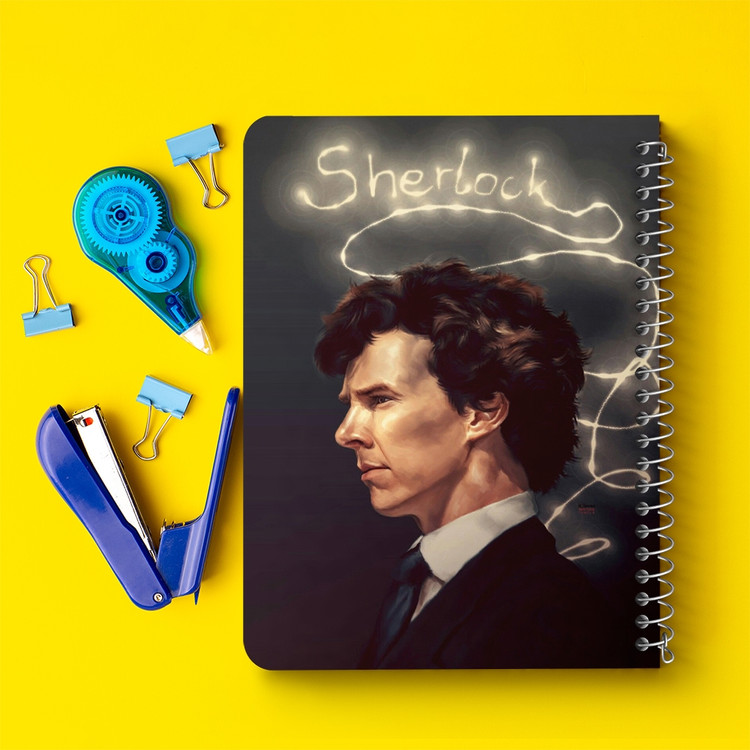 دفتر لیست خرید 50 برگ خندالو طرح شرلوک هولمز Sherlock Holmes کد 10163