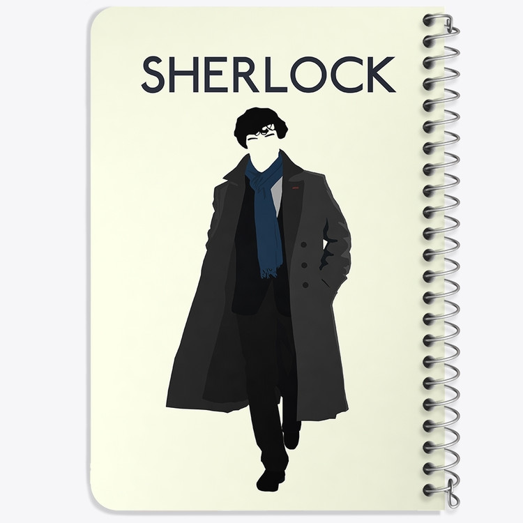 دفتر لیست خرید 50 برگ خندالو طرح شرلوک هولمز Sherlock Holmes کد 10162